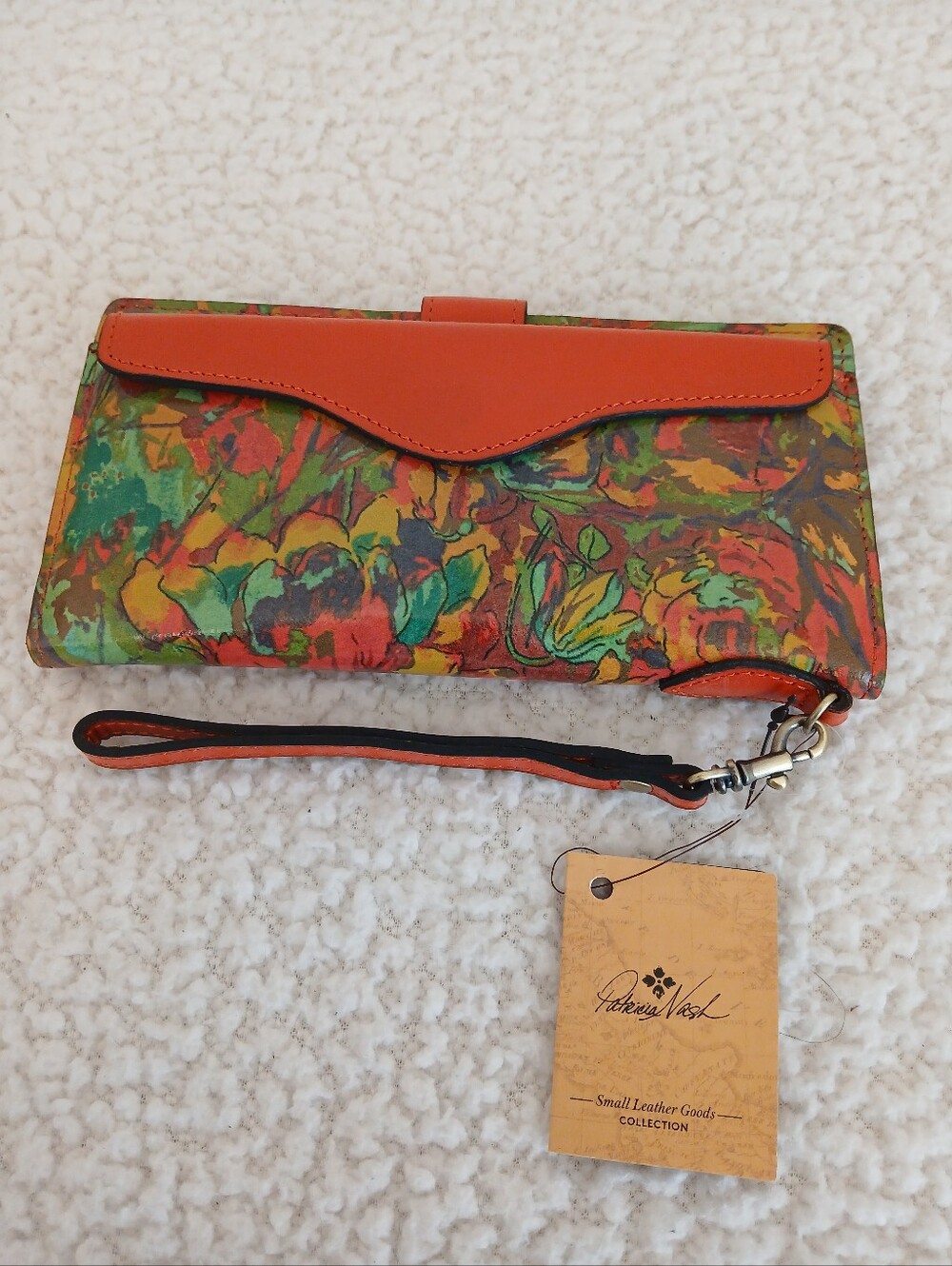 Patricia Nash Valenti Wristlet Wallet In Sunny Days NWT